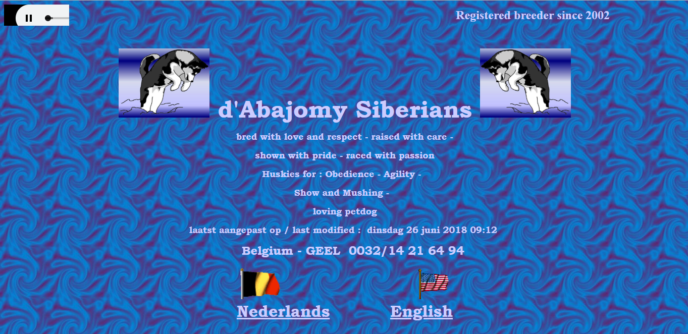 d'Abajomy Kennel - Siberian Husky - Belgium